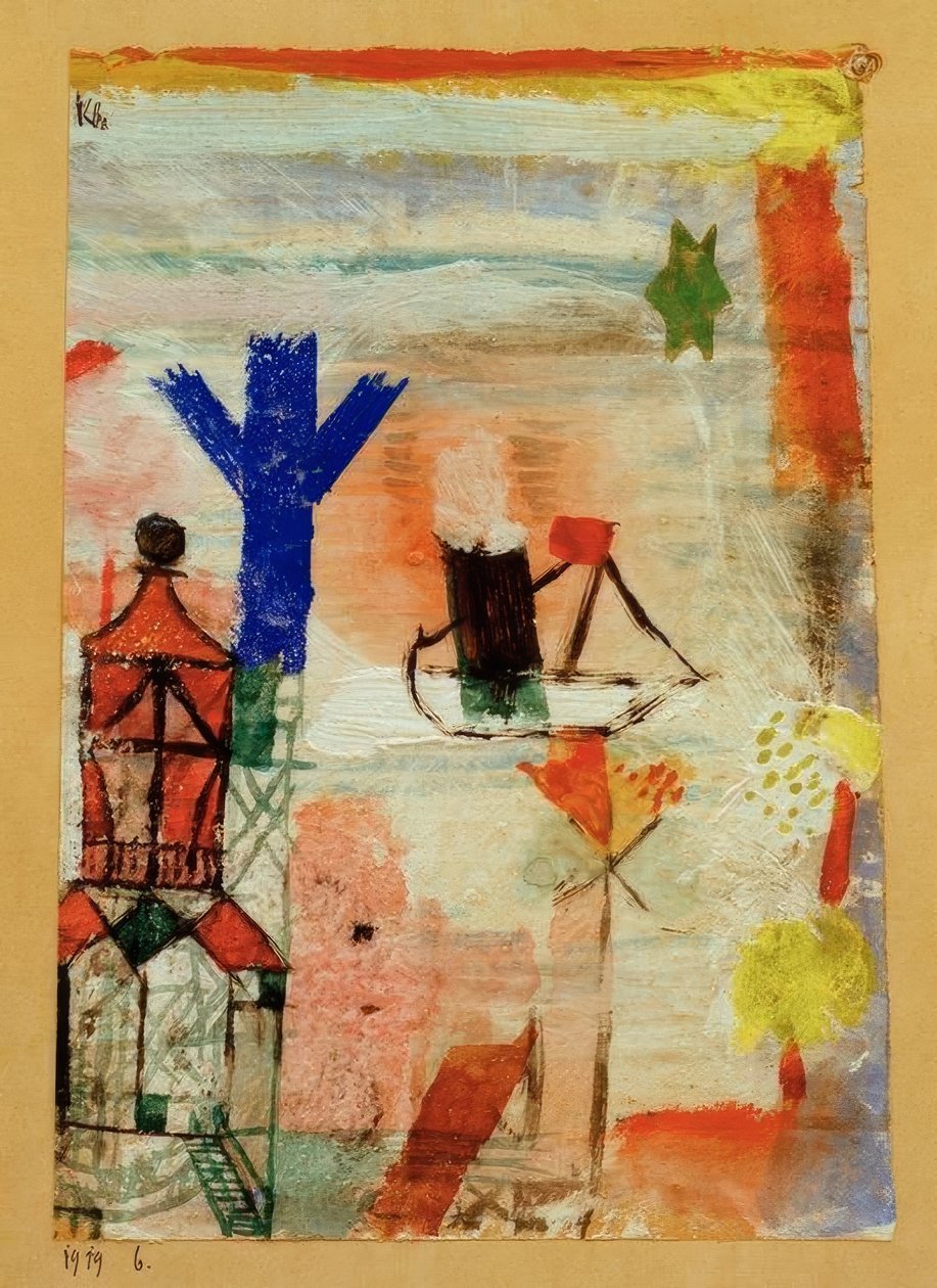 Küçük vapur by Paul Klee