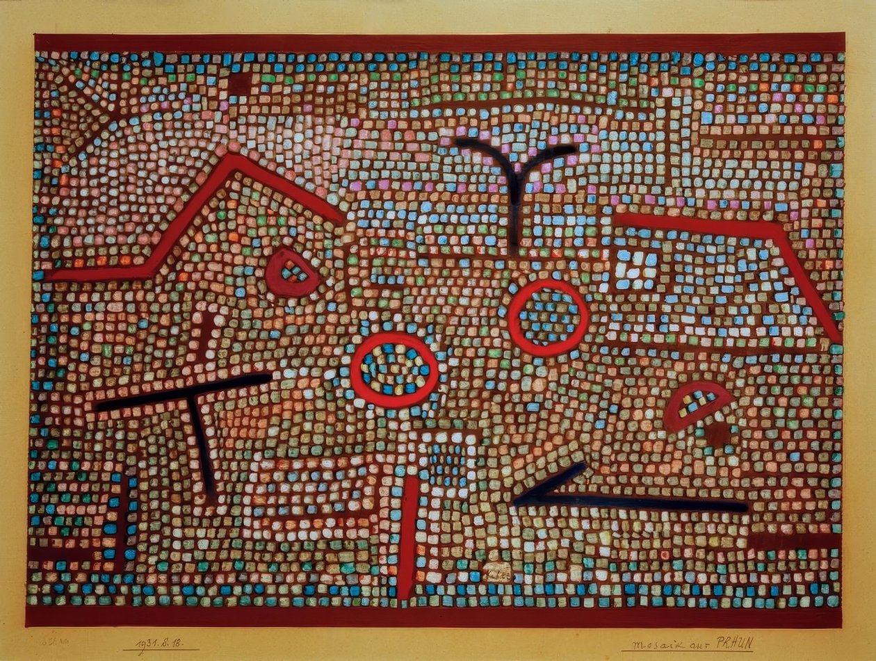 Prhun Mozaiği by Paul Klee