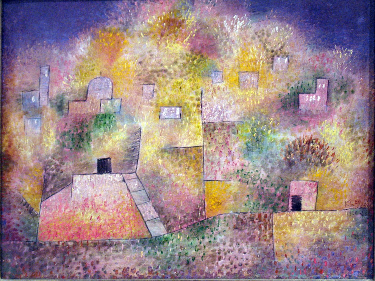 oryantal zevk bahçesi by Paul Klee