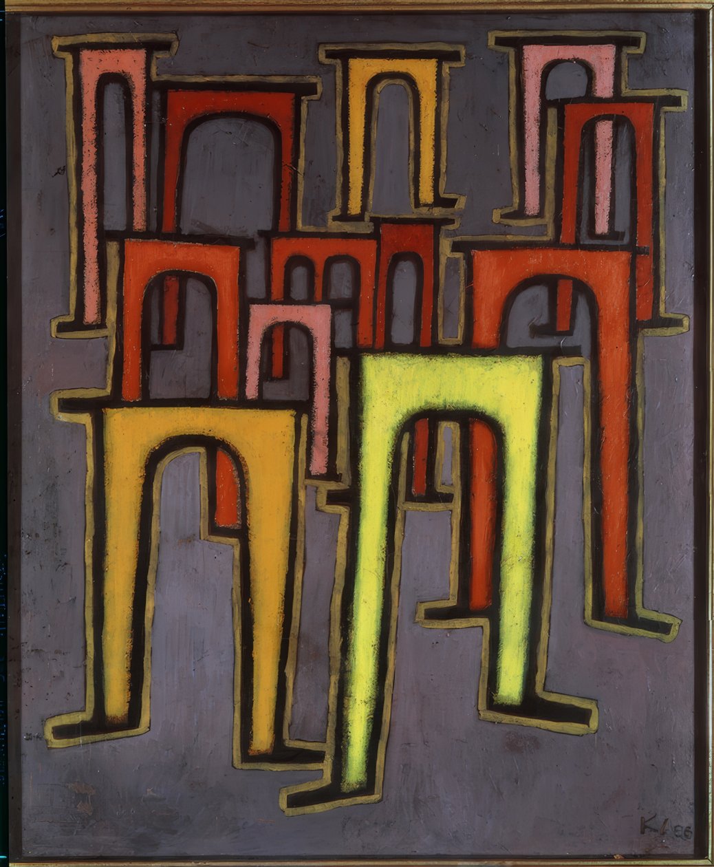 Devrim des Viyadük by Paul Klee