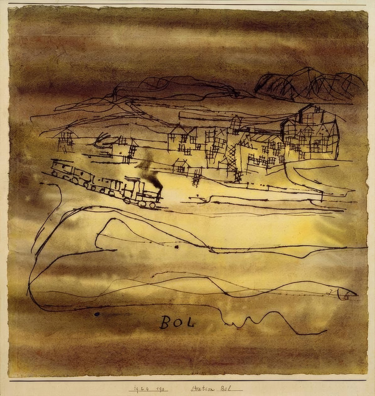 istasyon topu by Paul Klee