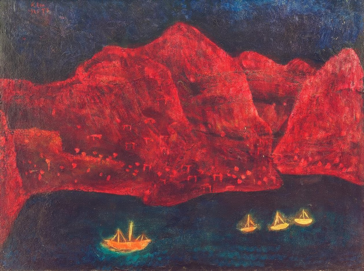 Akşam güney sahili by Paul Klee