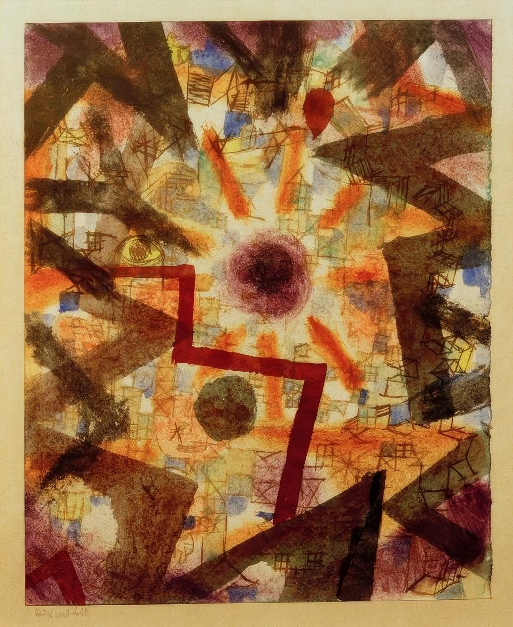 Ve ışık vardı by Paul Klee