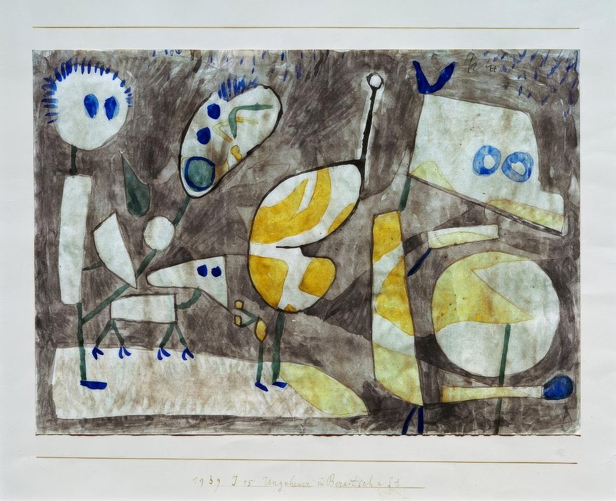 Canavar hazır by Paul Klee