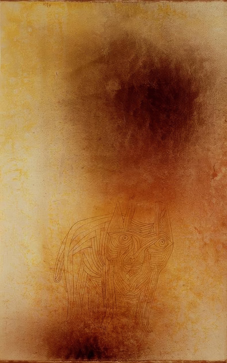 hor görülen hayvan by Paul Klee