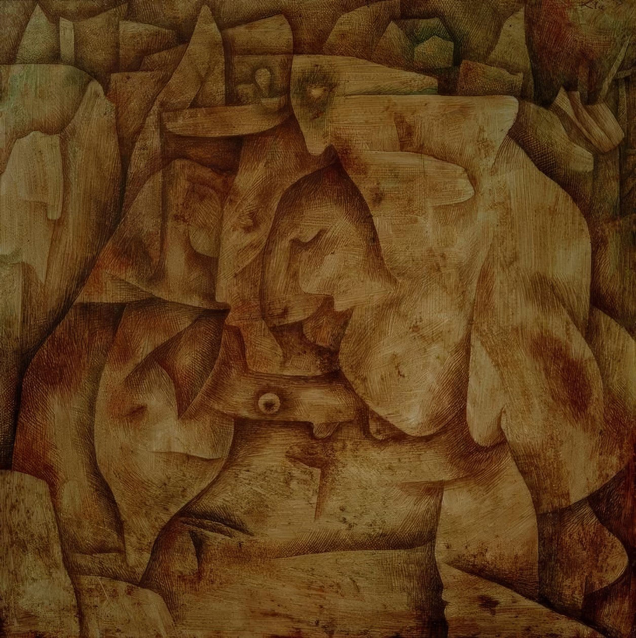 Büyülenmiş-Taşlaşmış by Paul Klee
