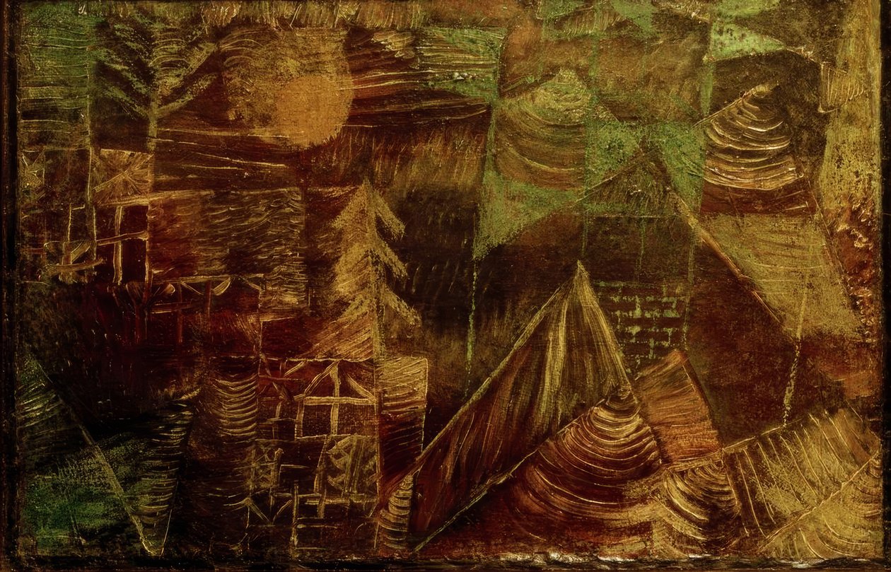 Orman inziva yeri by Paul Klee