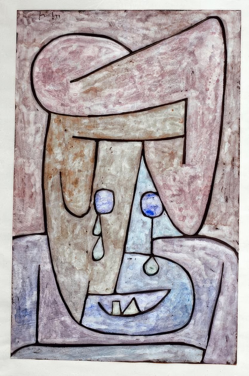 ağlayan kadın by Paul Klee