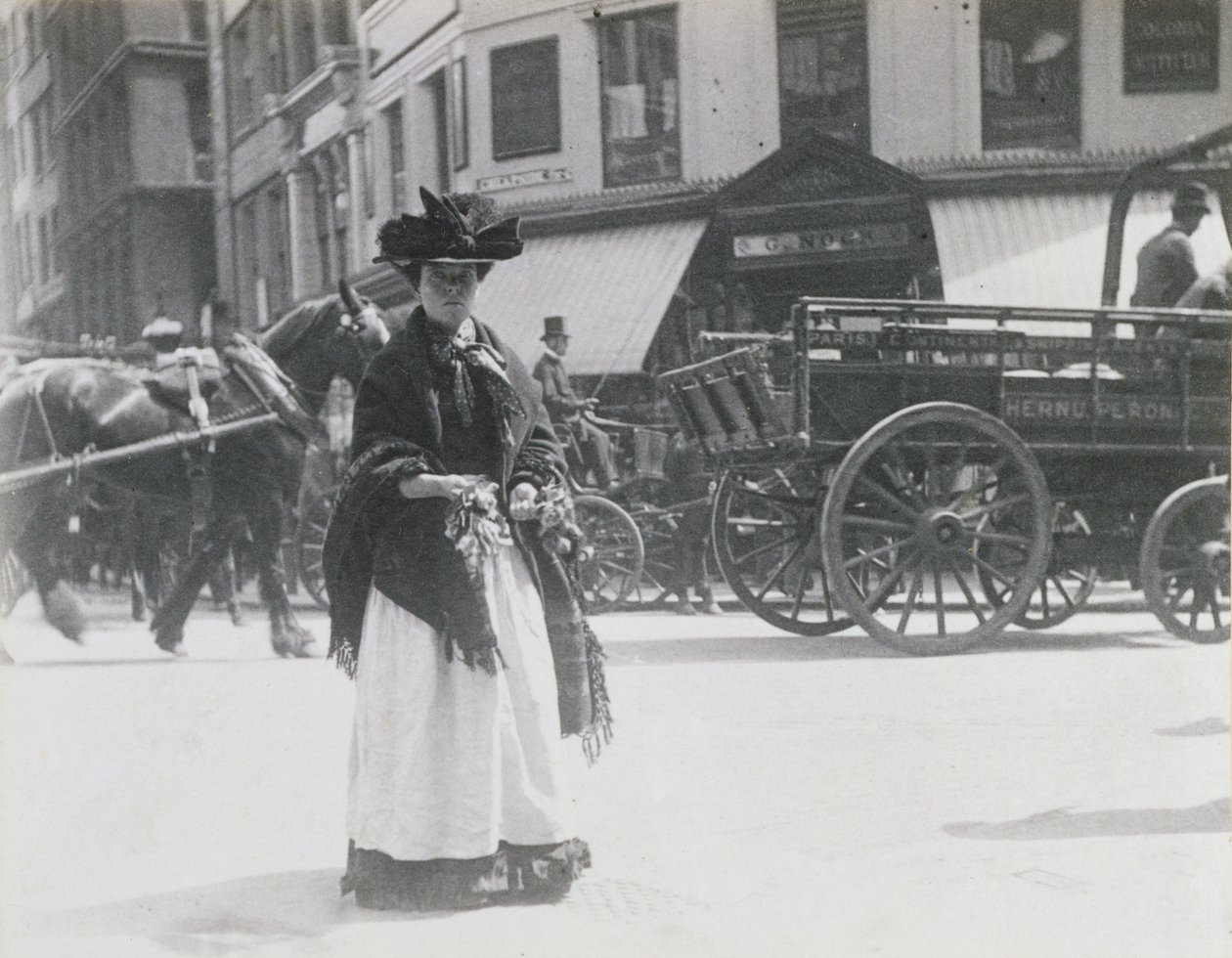 A Cheapside Flower Girl, 1893  by Paul Martin