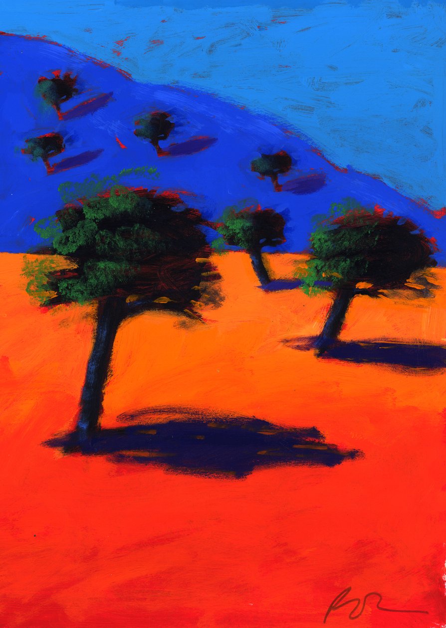 Cala Lena, 2007 (gemide akrilik) by Paul Powis