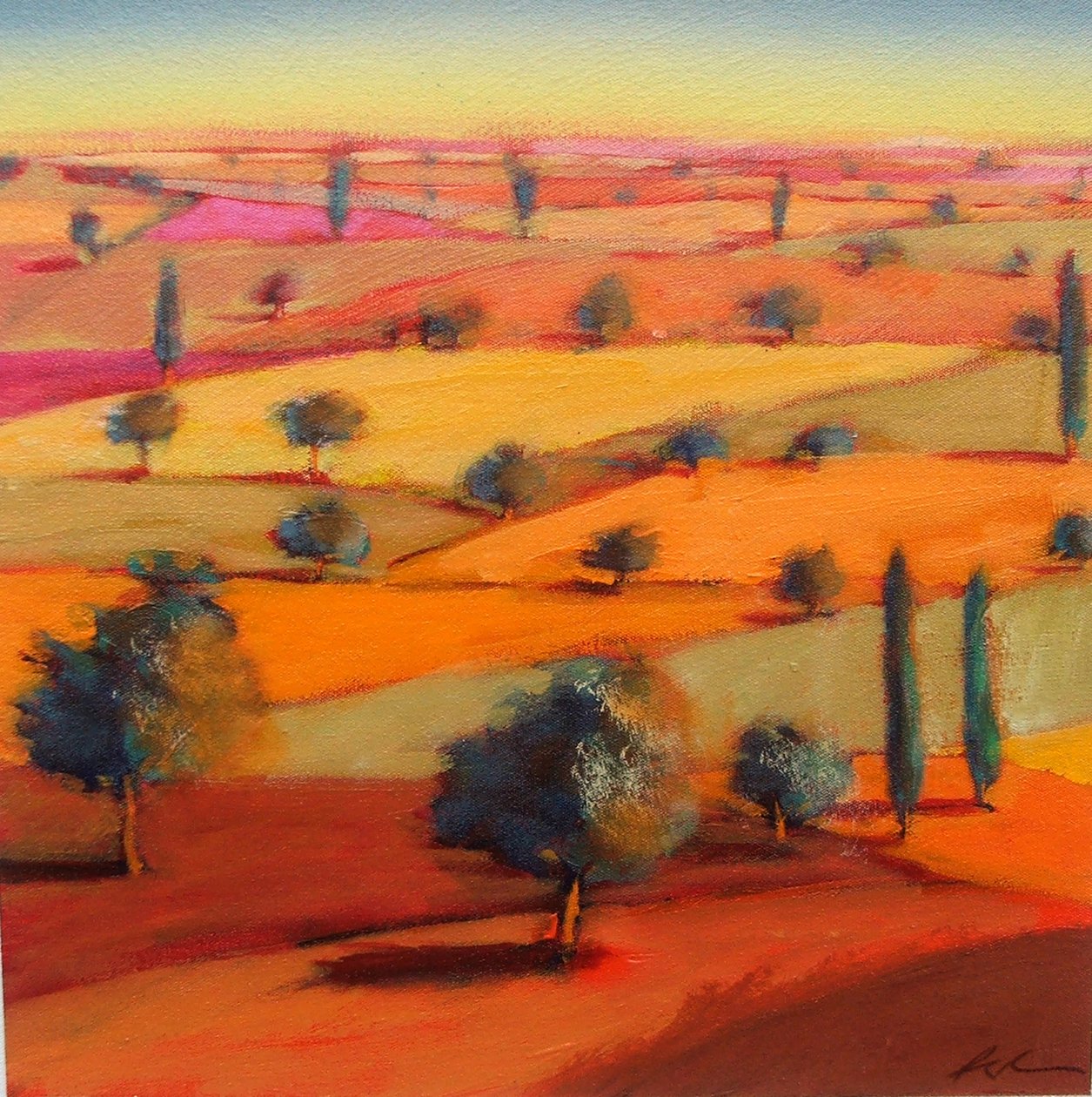 İtalya (kart üzerinde akrilik) by Paul Powis