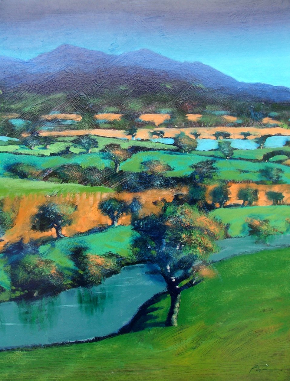 Malvern (gemide akrilik) by Paul Powis