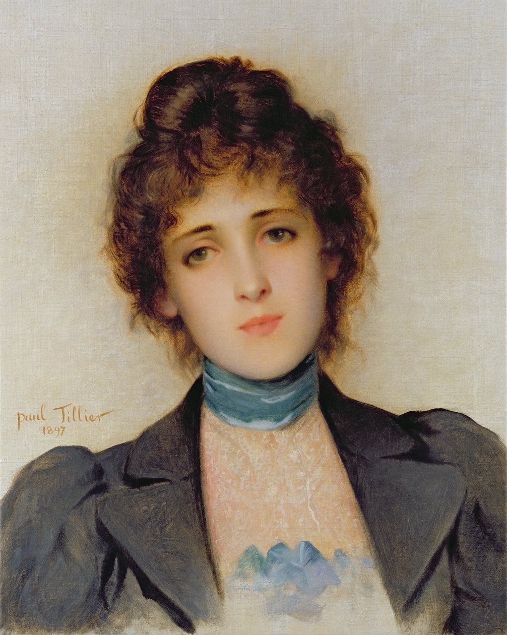 Bir Kadının Portresi, 1897 by Paul Prosper Tillier