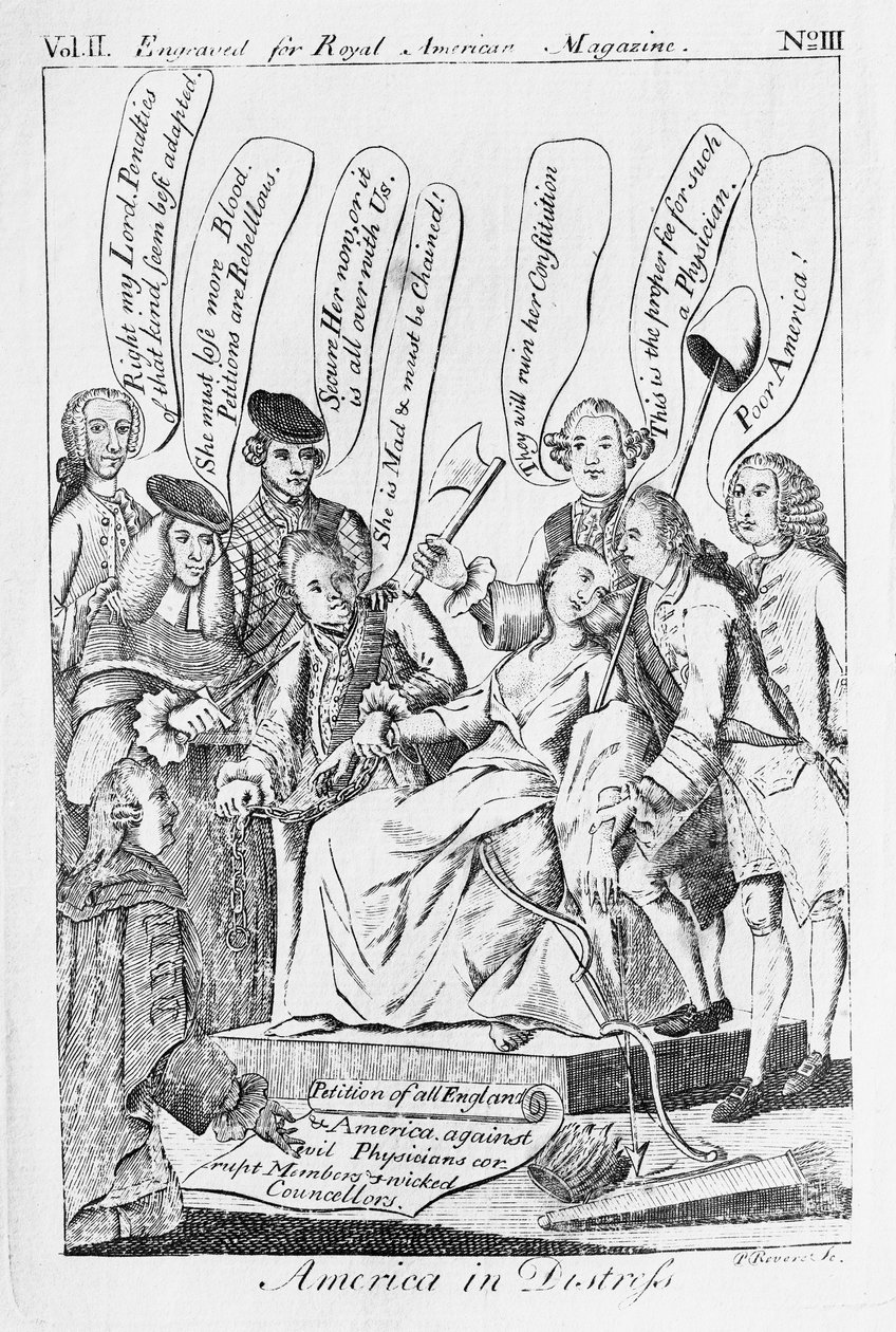 Amerika Tehlikede, Mart 1775