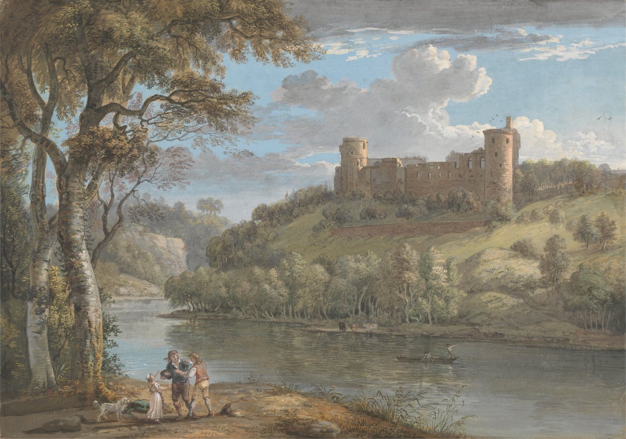 Güneyden Bothwell Kalesi, by Paul Sandby