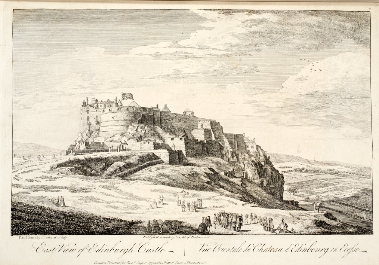 ಎಡಿನ್‌ಬರ್ಗ್ ಕ್ಯಾಸಲ್‌ನ ಪೂರ್ವ ನೋಟ, 