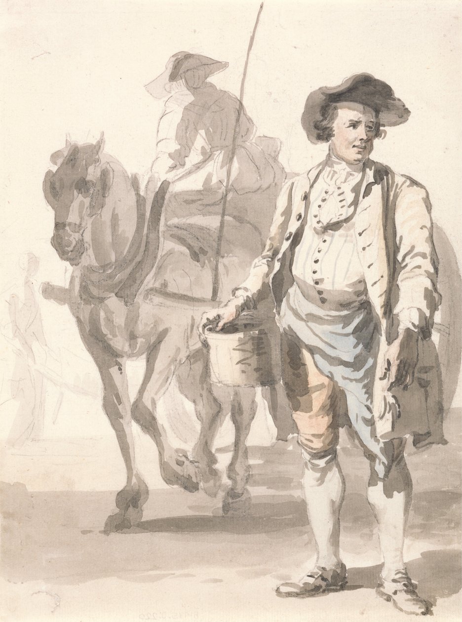 Londra Ağlıyor - Bir Tinker ve Karısı by Paul Sandby