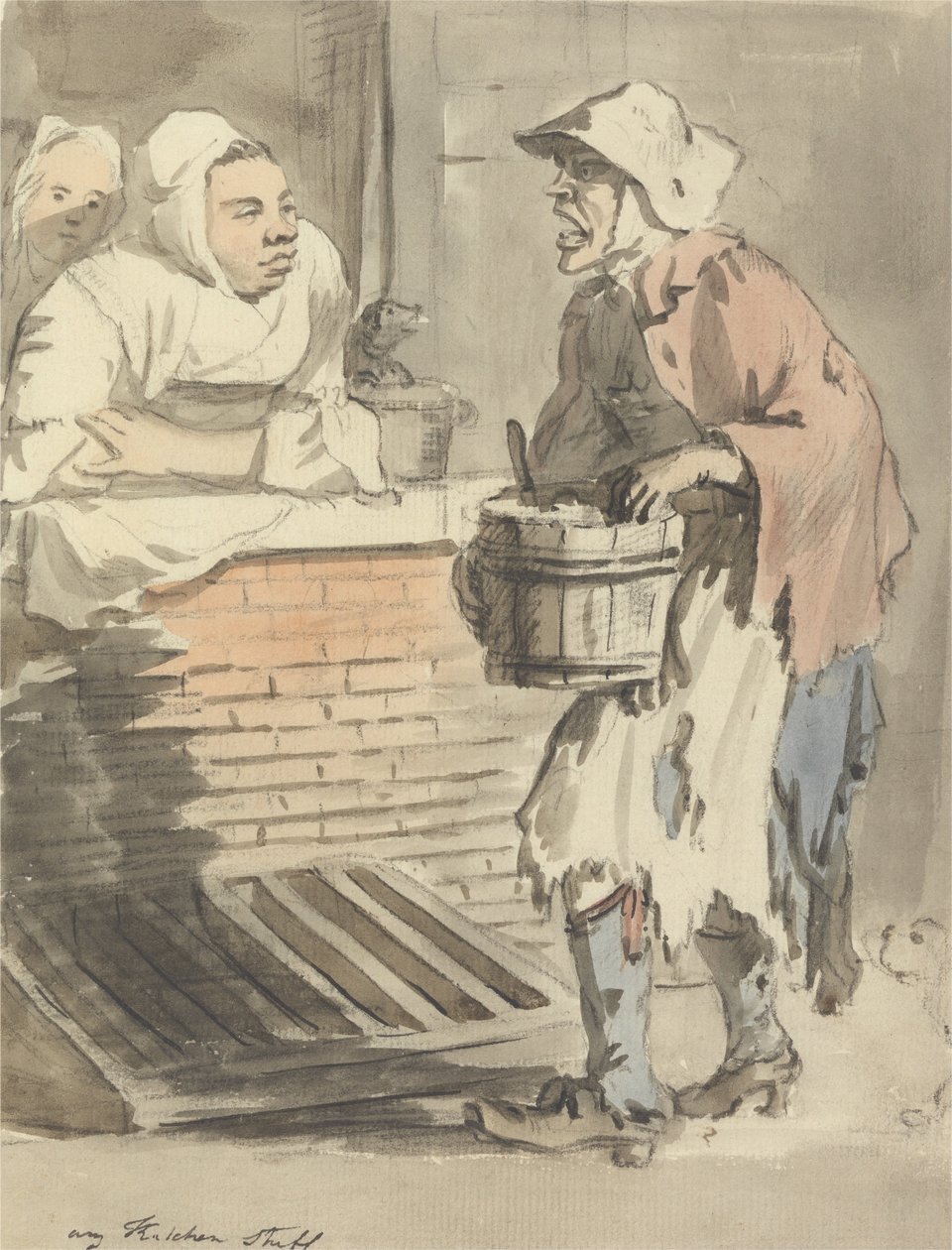 Londra Ağlıyor - Herhangi Bir Mutfak Eşyası by Paul Sandby