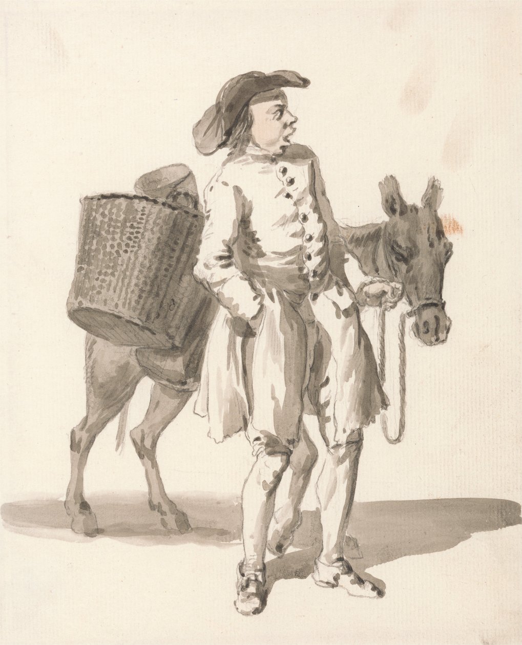 Londra Ağlıyor - Eşekli Çocuk by Paul Sandby