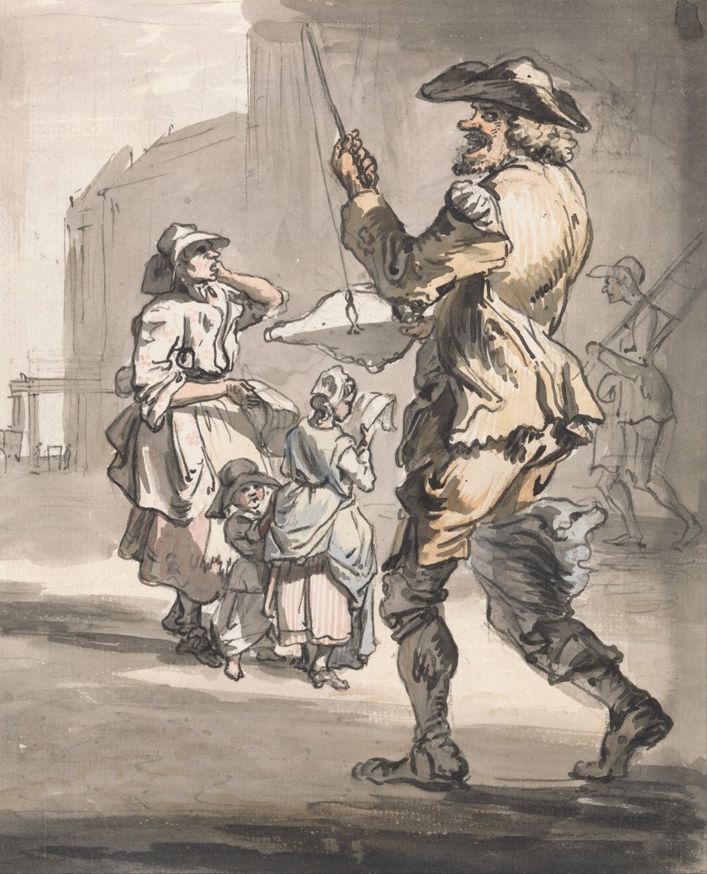 Londra Ağlıyor - Eğlence üstüne eğlence by Paul Sandby