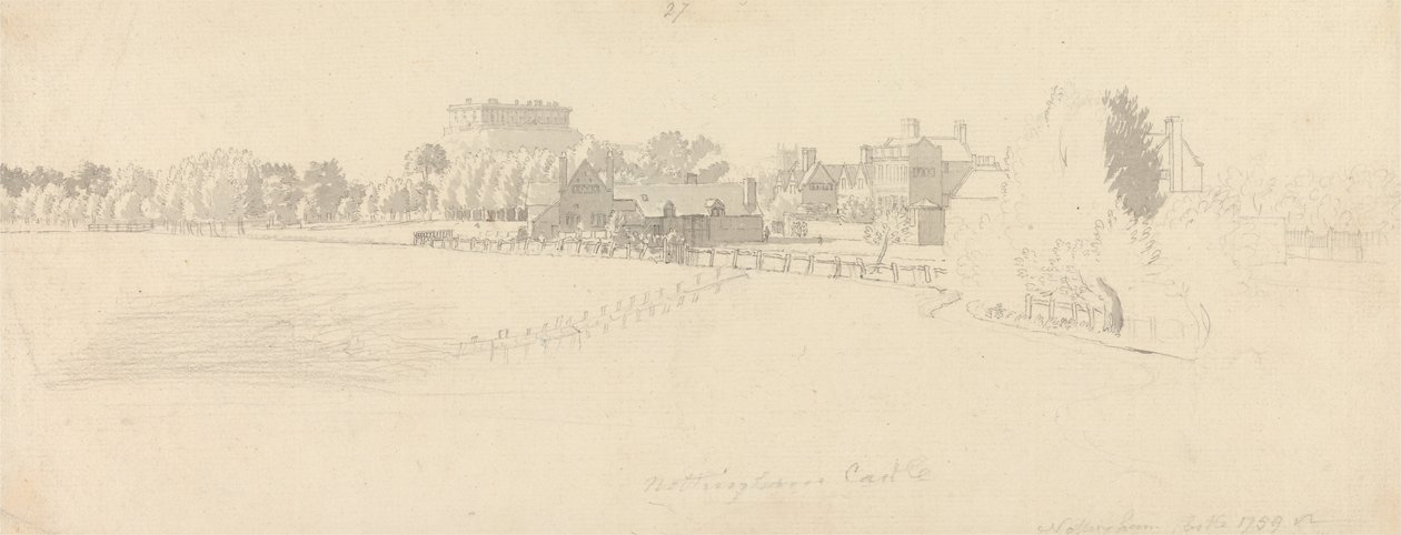 Nottingham Kalesi by Paul Sandby