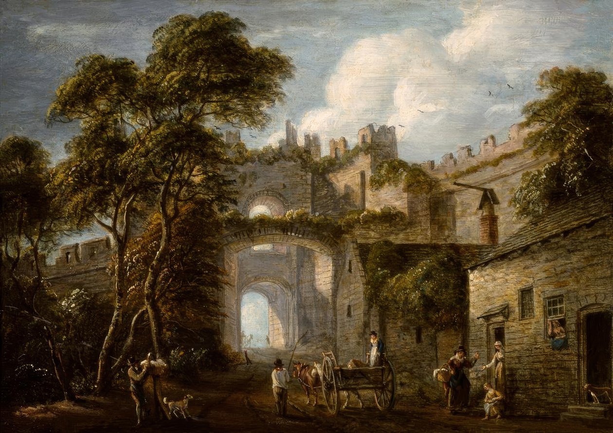 “Üst Kapı, Conway” by Paul Sandby