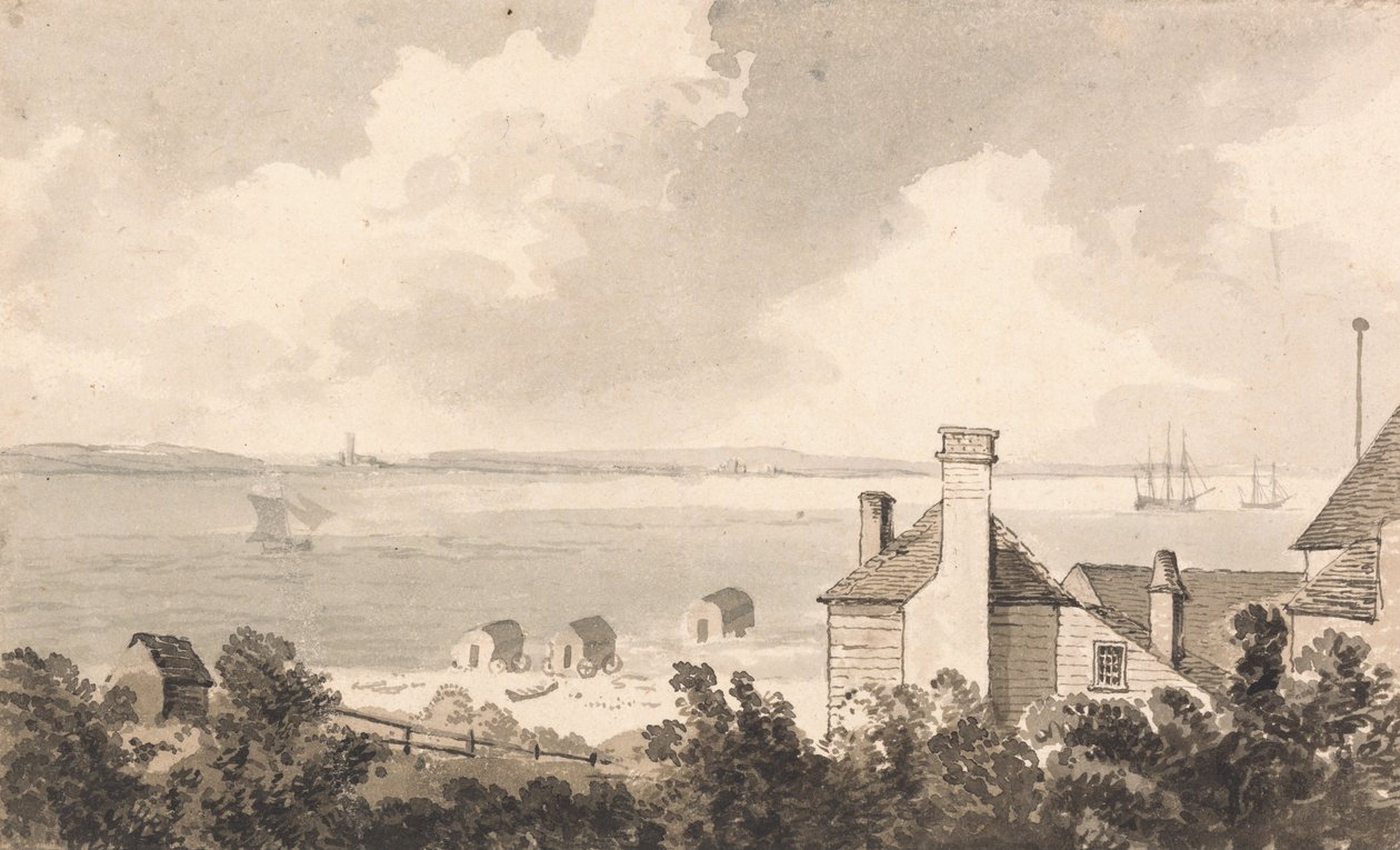 Batı Cowes, Wight Adası by Paul Sandby