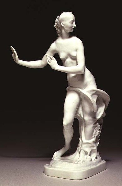 Daphne Figürü, Berlin, 1925 (sırlı çini) by Paul Scheurich