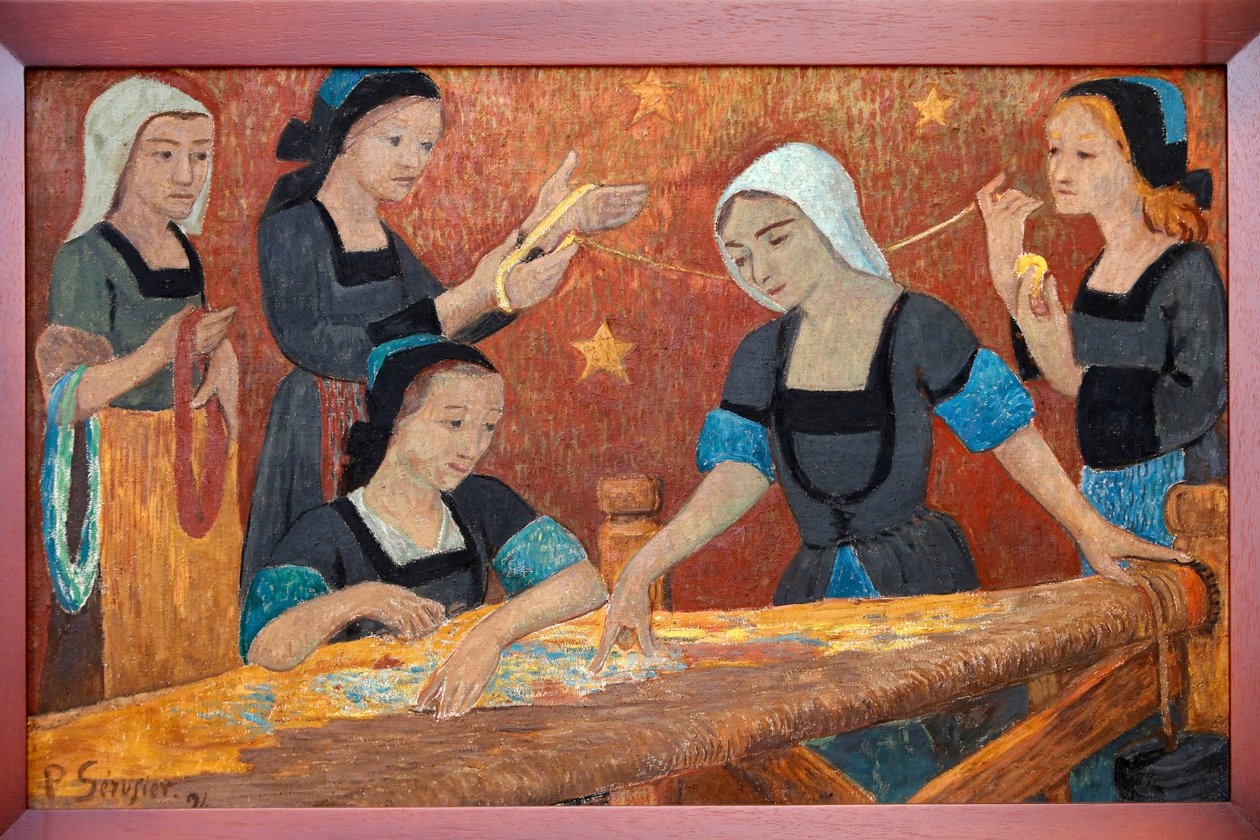 Goblen, beş dokumacı, 1924 by Paul Sérusier