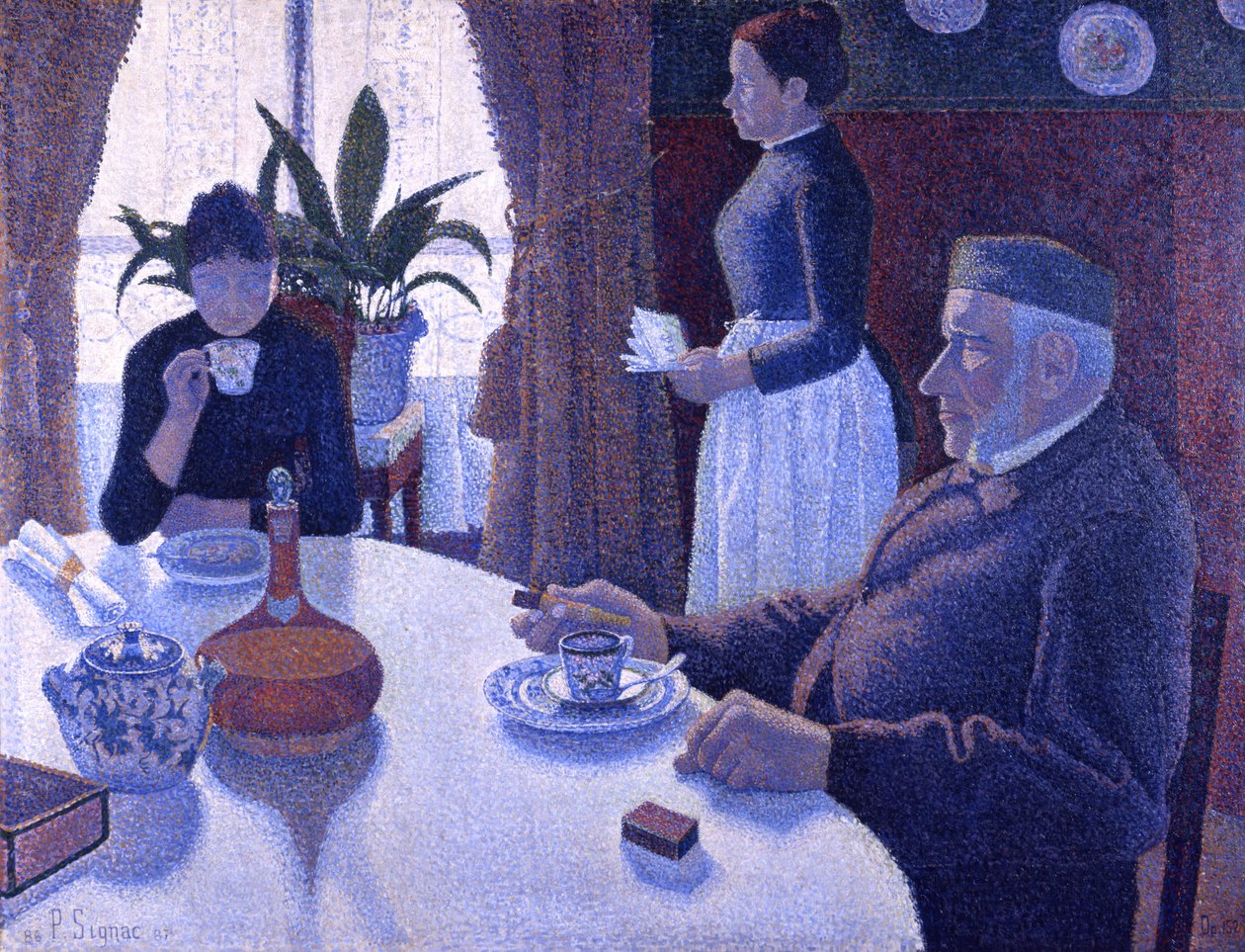 Sabah kahvaltısı by Paul Signac