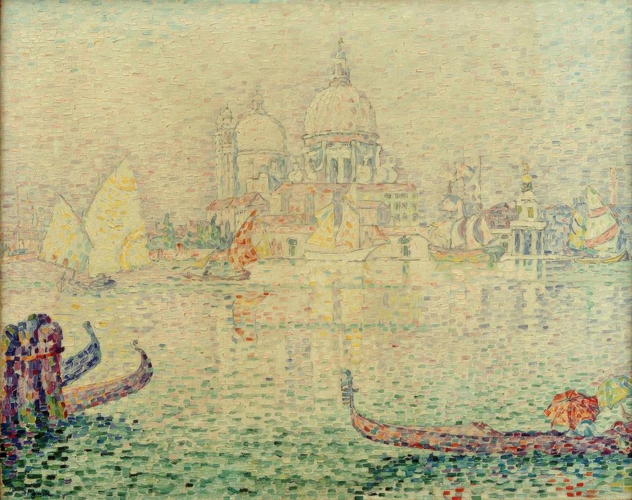 Canal de la Giudecca, sabah (Venedik) by Paul Signac