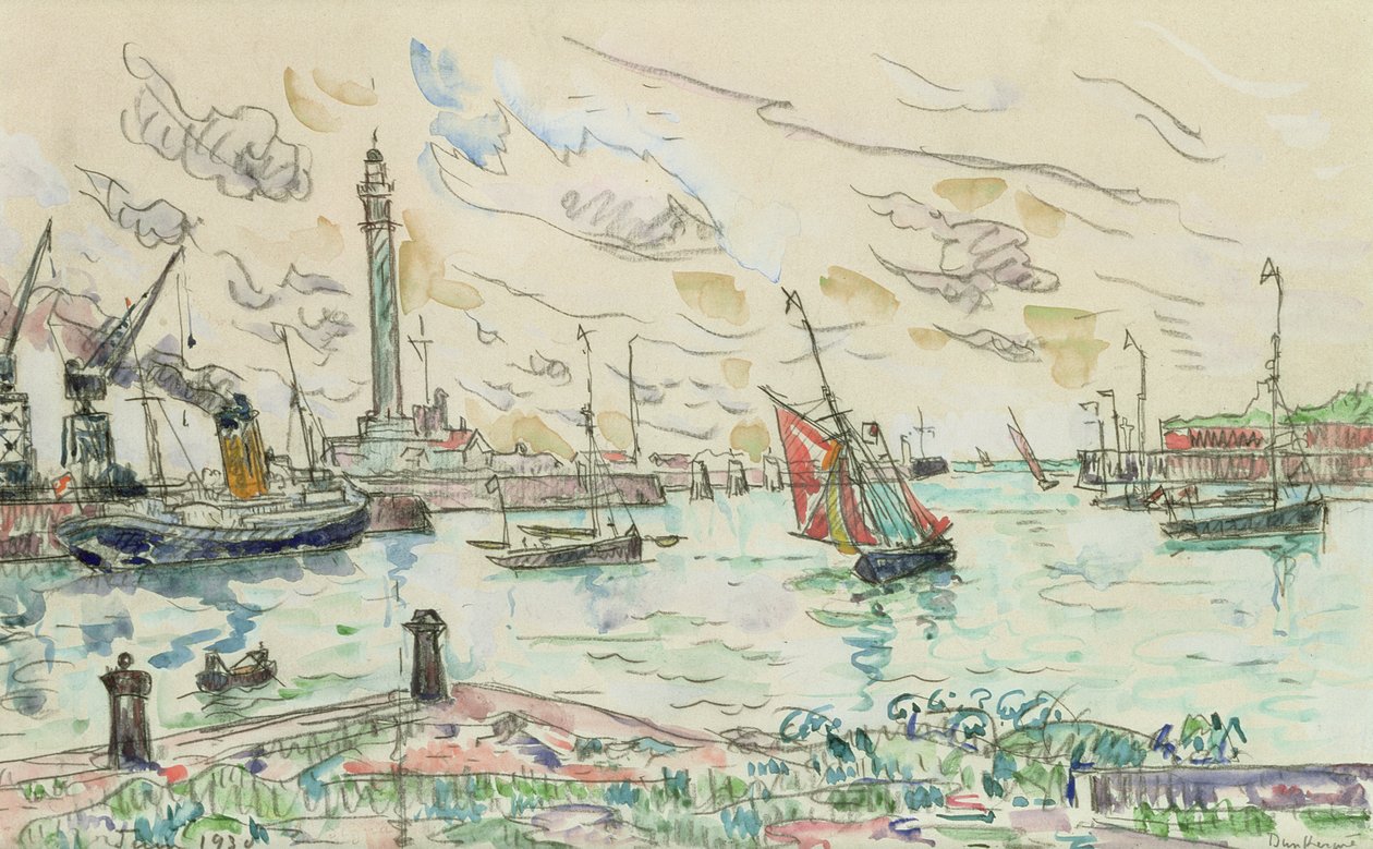 Dunkirk, 1930 by Paul Signac