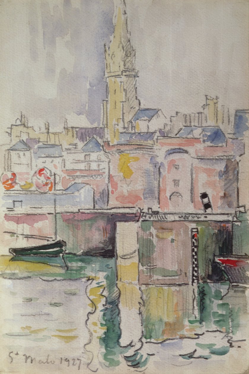 NS. Malo, 1927 by Paul Signac
