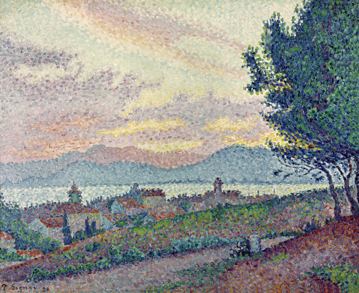 Kwiga ku cyumweru nyuma ya saa sita ku kirwa cya La Grande Jatte, 1884 (ikaramu ya conte ku mpapuro) turki by Paul Signac