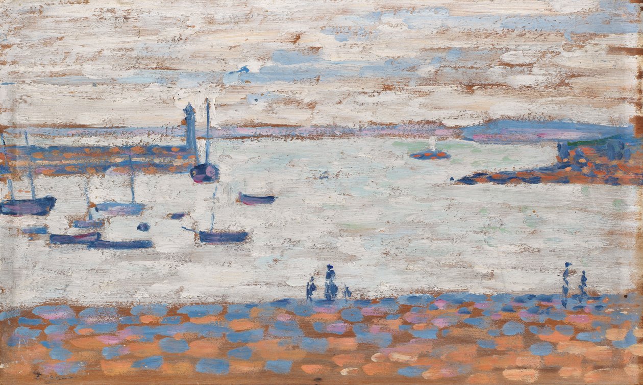 Limana Giriş, Portrieux by Paul Signac