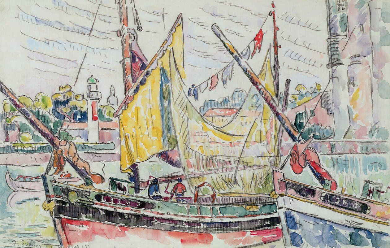 La Rochelle Limanı by Paul Signac