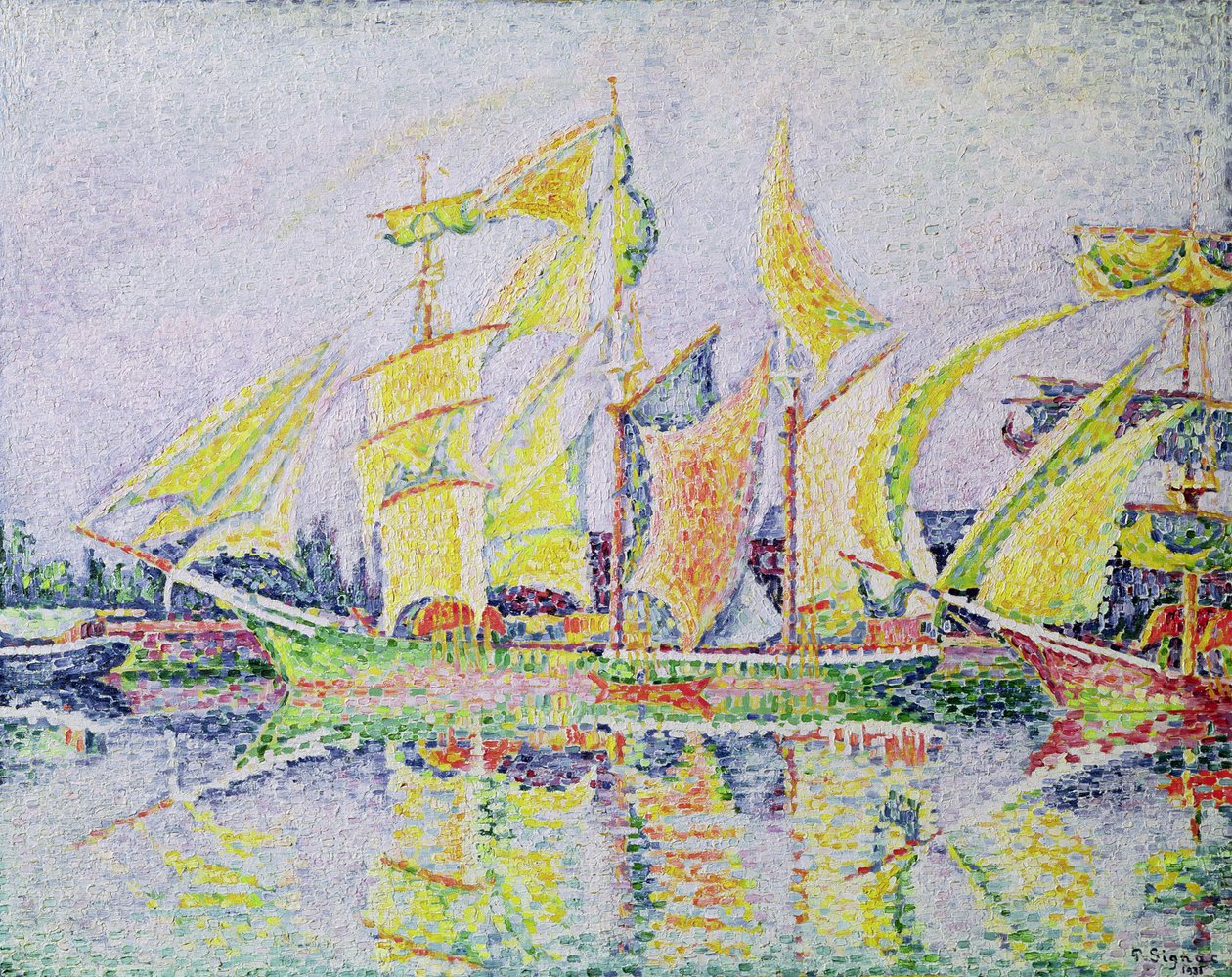 Üç Sarı Direk, 1931 by Paul Signac