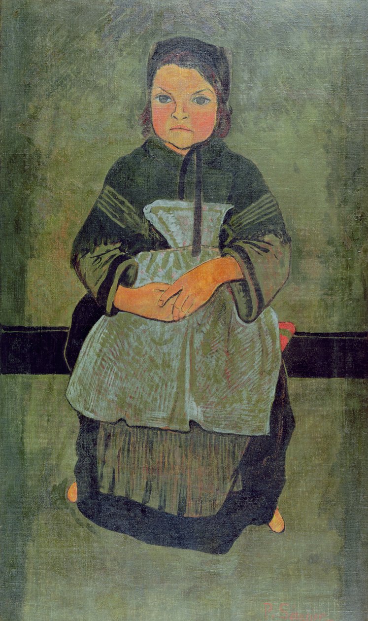 Oturan Breton Çocuk, 1895 by Paul Sérusier