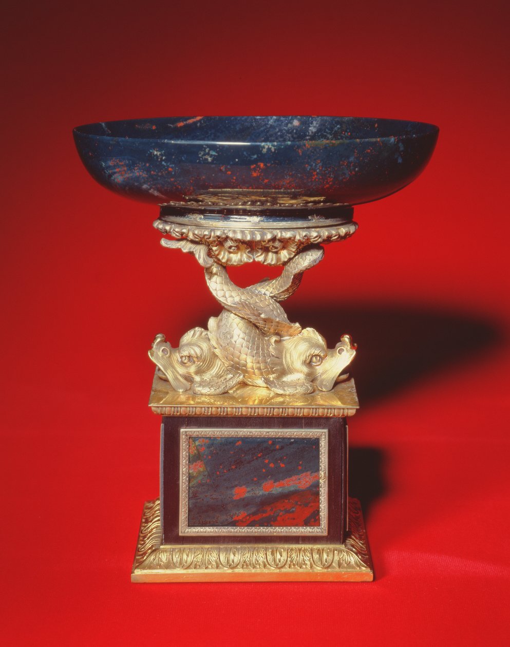 Kantaşı kase ve ayarı, 1824 (gümüş yaldız ve kantaşı) by Paul Storr