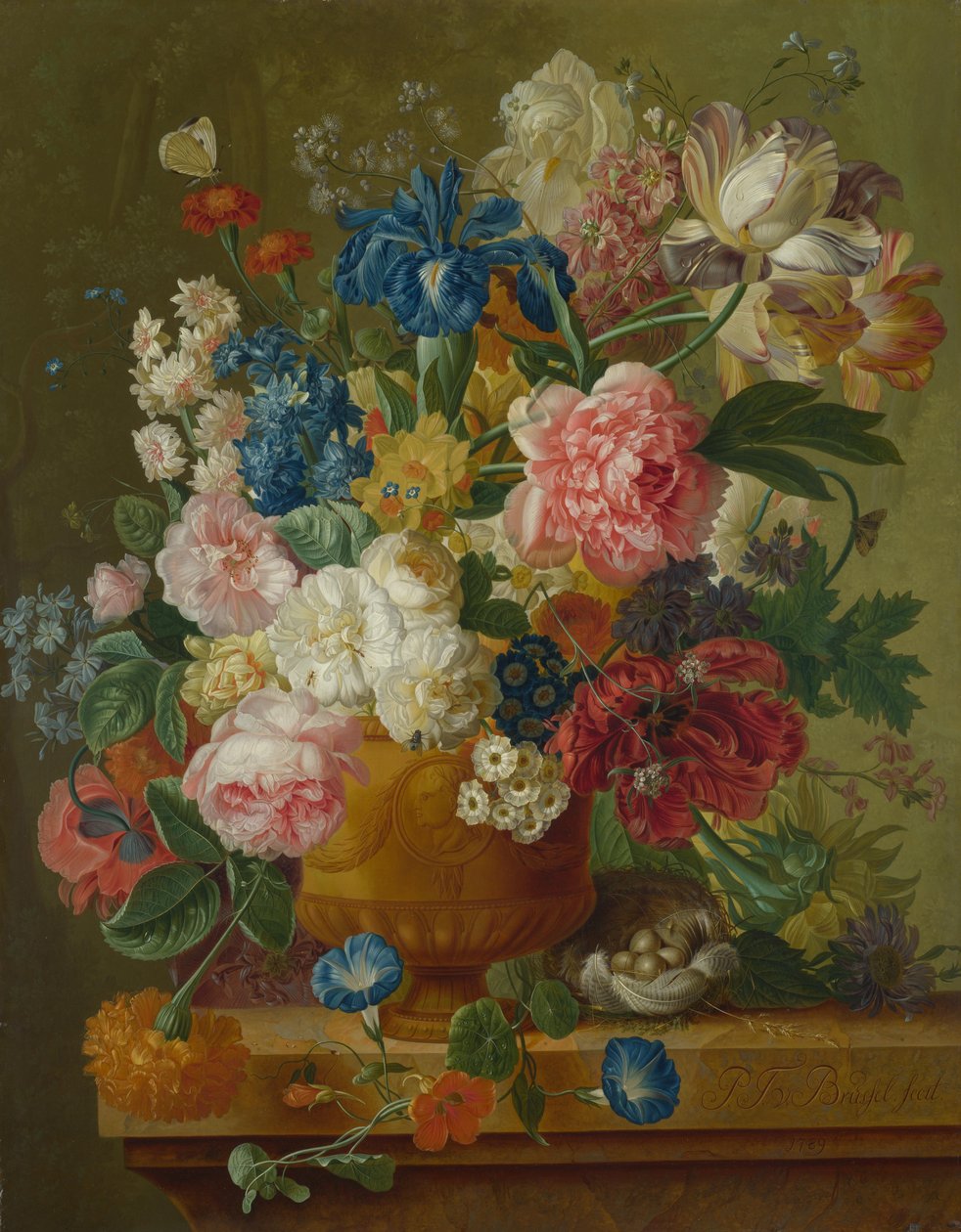 Vazoda Çiçekler, 1789 by Paul Theodor van Brussel