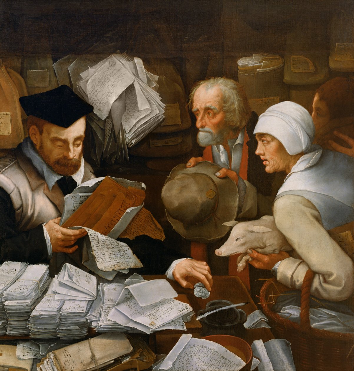 The Tax Collector, 1543  by Paul De Vos