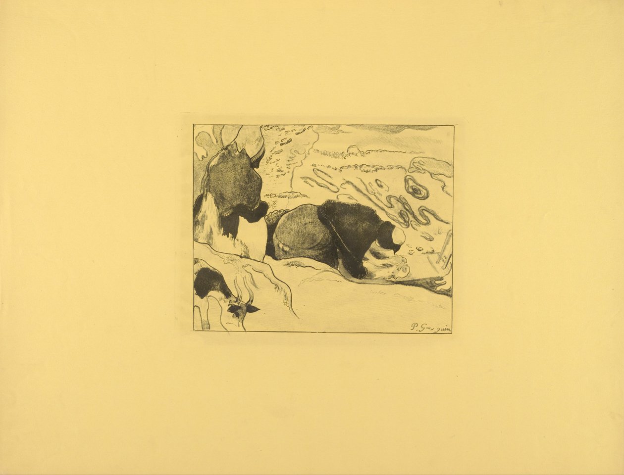 Çamaşırcılar by Paul Gauguin