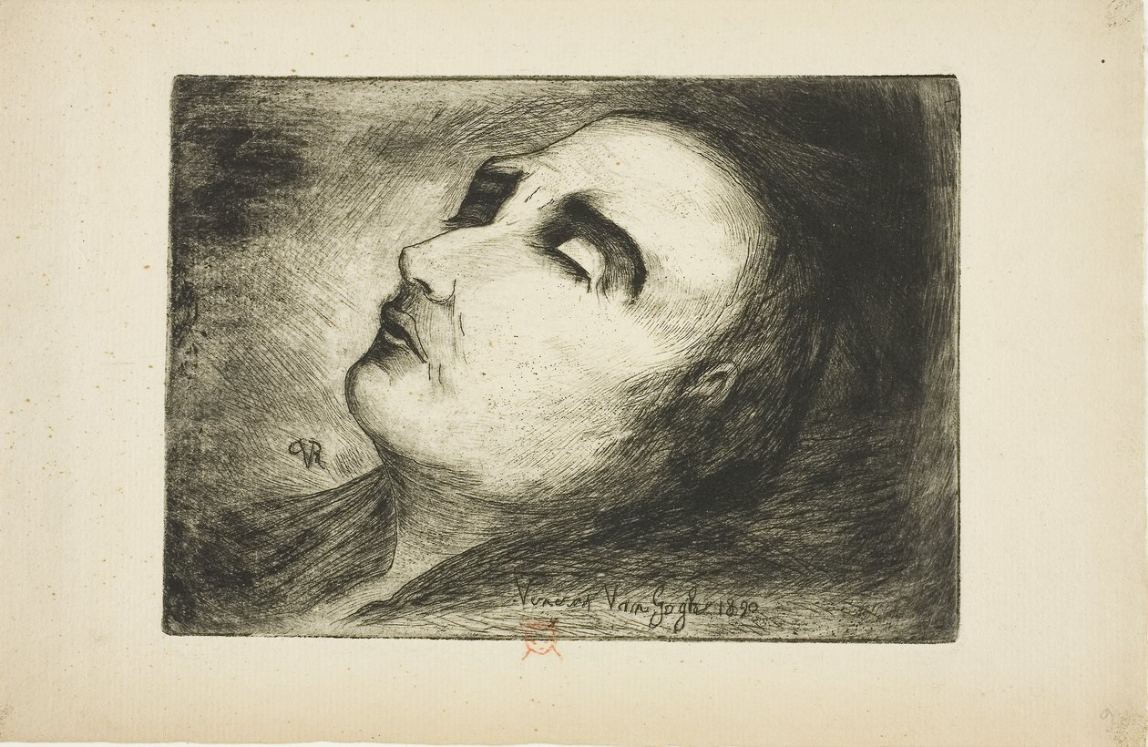 Vincent van Gogh ölüm döşeğinde by Paul (1828 1909) Gachet