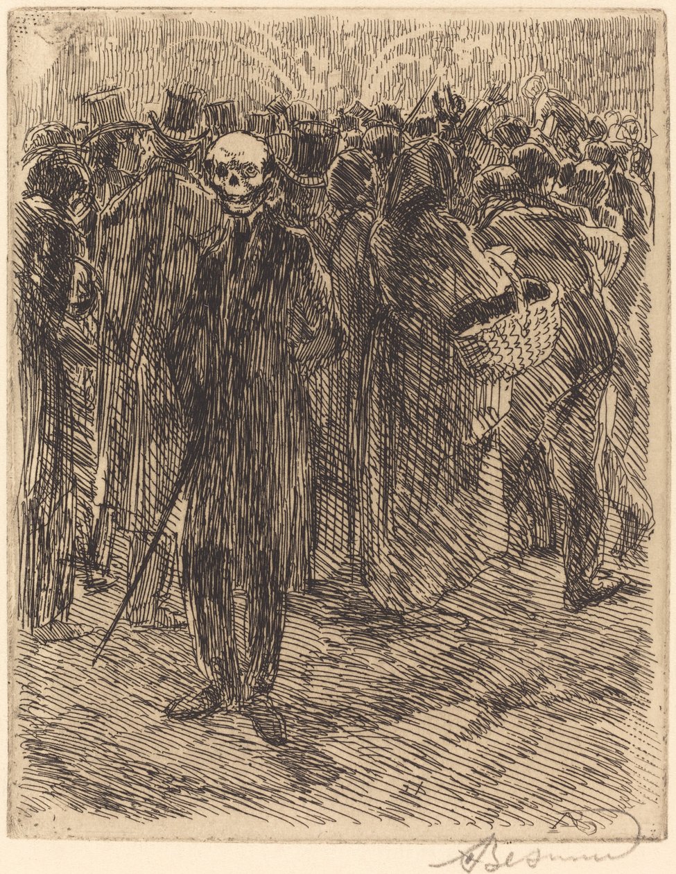 Kalabalığın İçinde, 1900. by Paul Albert Besnard