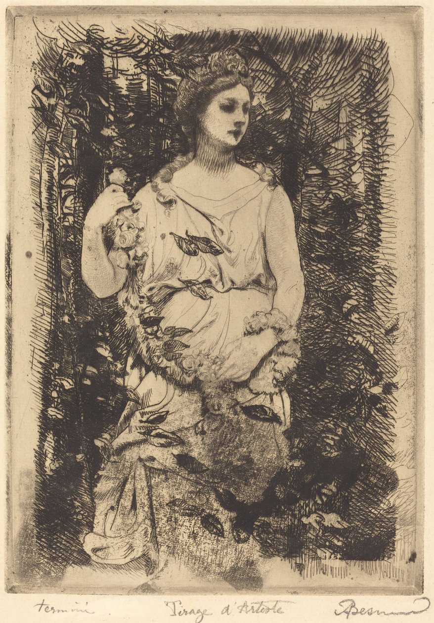 Gros Flora, 1899. by Paul Albert Besnard