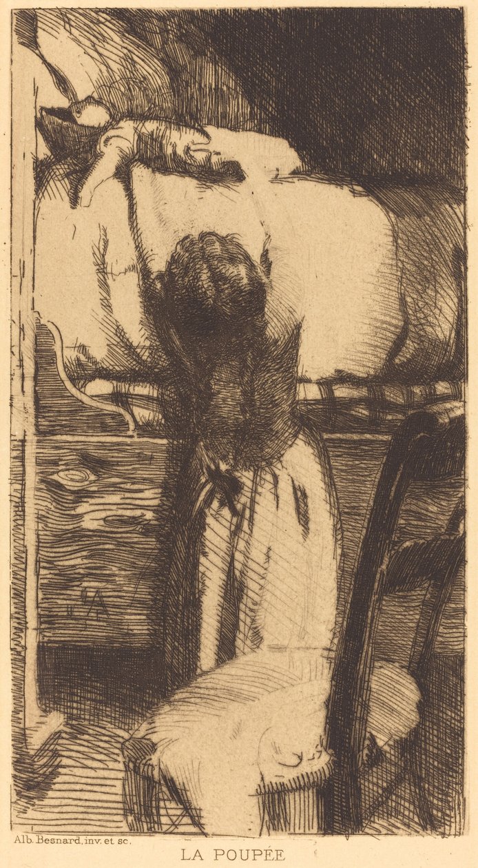 Oyuncak Bebek, 1888. by Paul Albert Besnard