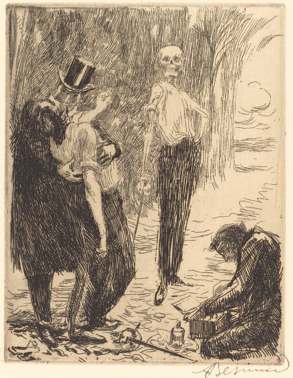 Düello Düellosu, 1900. by Paul Albert Besnard