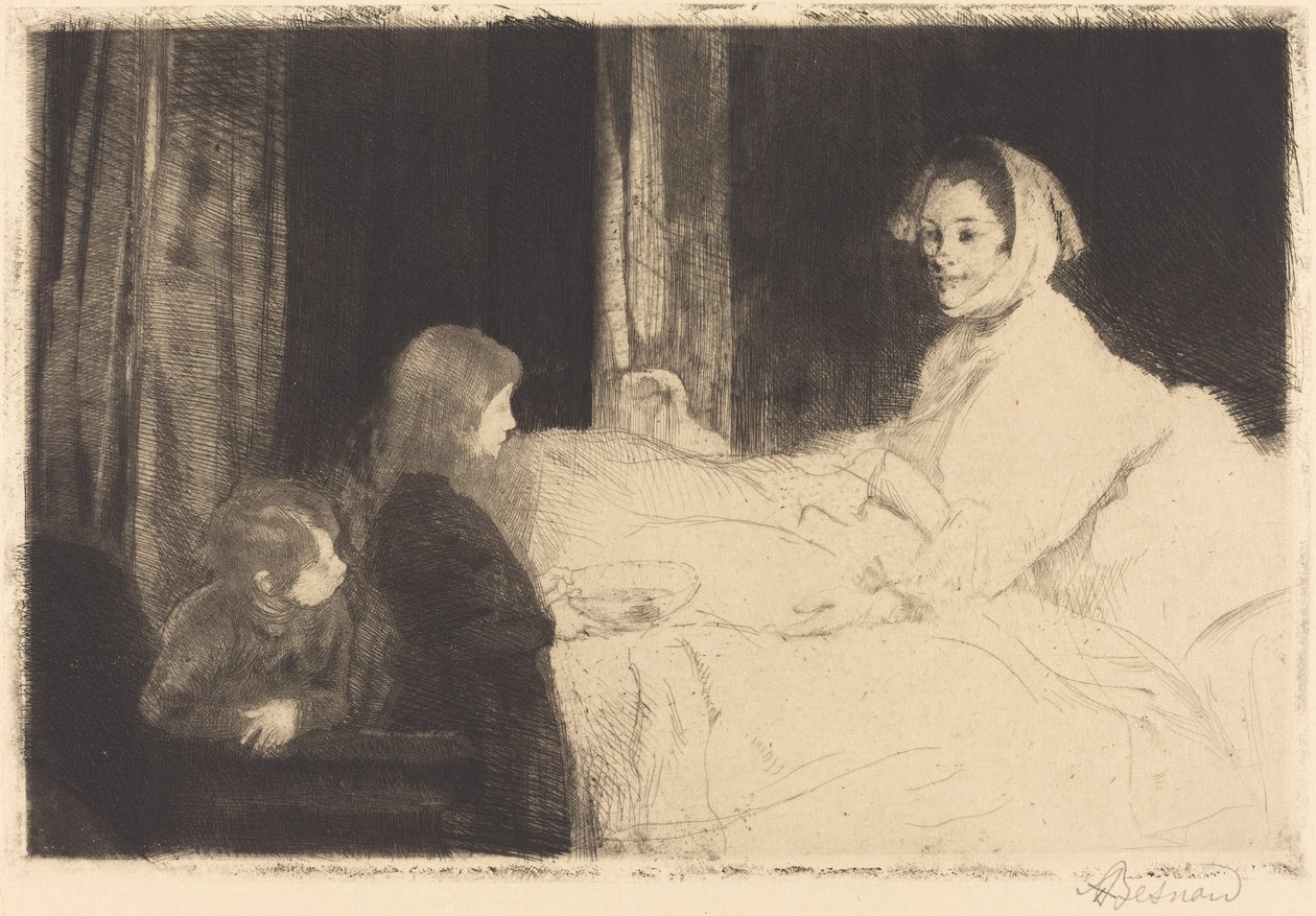 Hasta Anne, 1889. by Paul Albert Besnard
