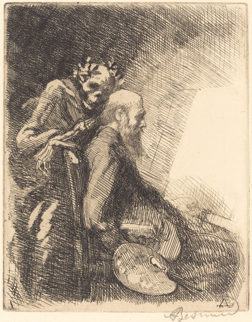 Çok talepkar, 1900. by Paul Albert Besnard