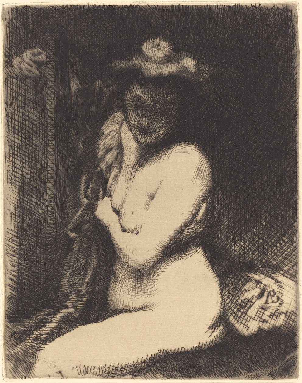 Tuvaletindeki Kadın, 1905. by Paul Albert Besnard